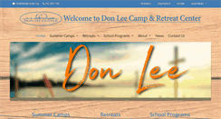 Desktop Screenshot of donleecenter.org