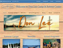 Tablet Screenshot of donleecenter.org